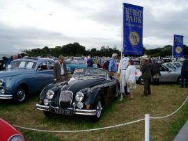 Paul with clients at Goodwood Revival Classic Car event
